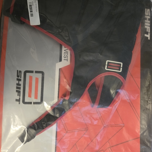Shift Commando XP Rib Vest Red & Black Adult Medium - Picture 5 of 8
